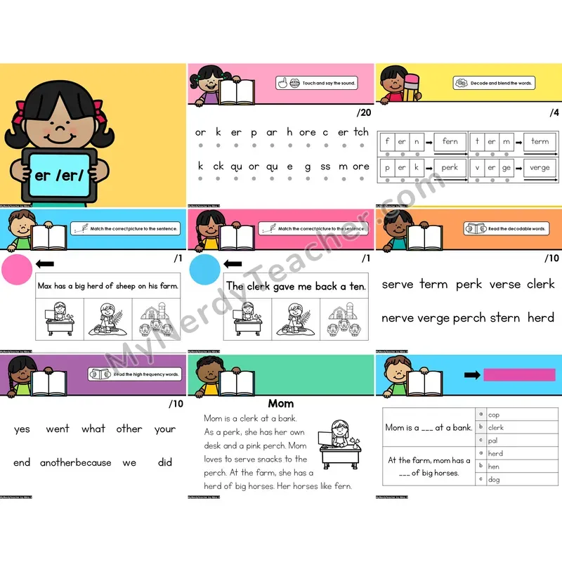 Digital Phonics Intervention PowerPoint — er /er/ (PowerPoint)