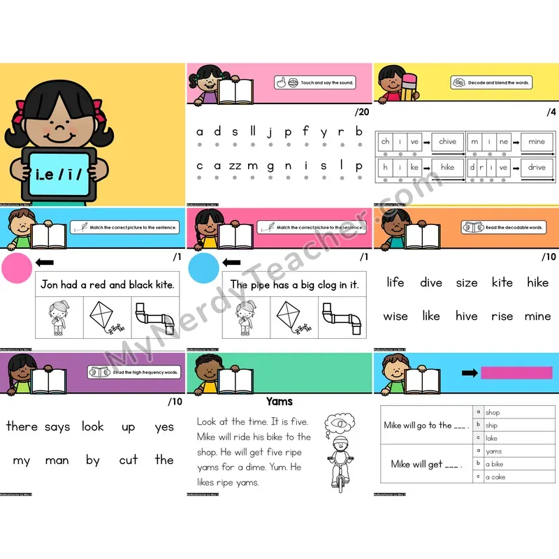 Digital Phonics Intervention PowerPoint — i_e /ī/ (PowerPoint)