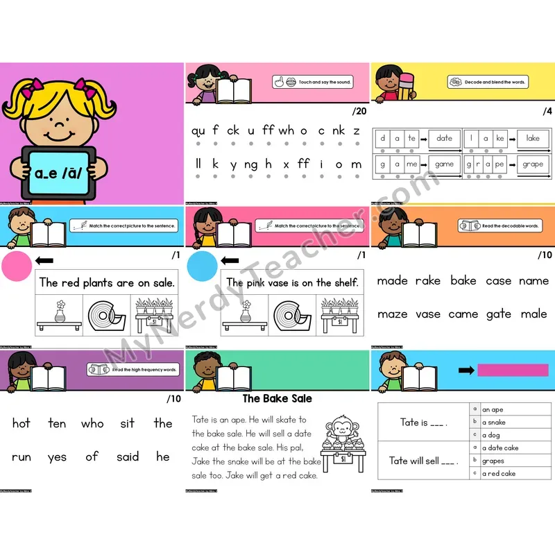 Digital Phonics Intervention PowerPoint — a_e /ā/ (PowerPoint)