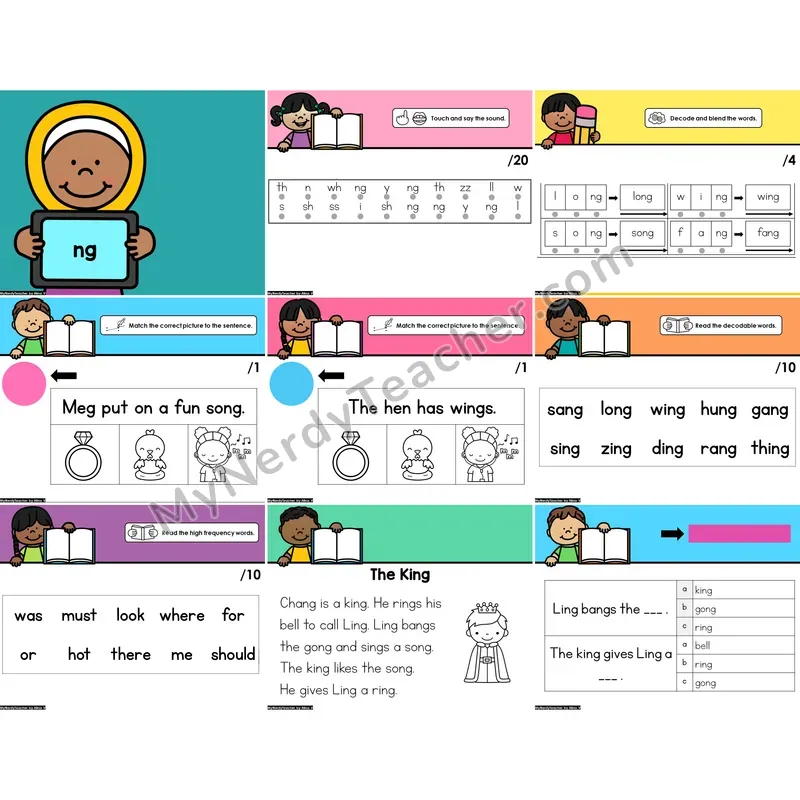 Digital Phonics Intervention PowerPoint — Ng (PowerPoint)
