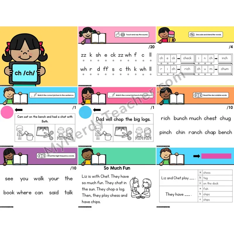 Digital Phonics Intervention PowerPoint — ch /ch/ (PowerPoint)