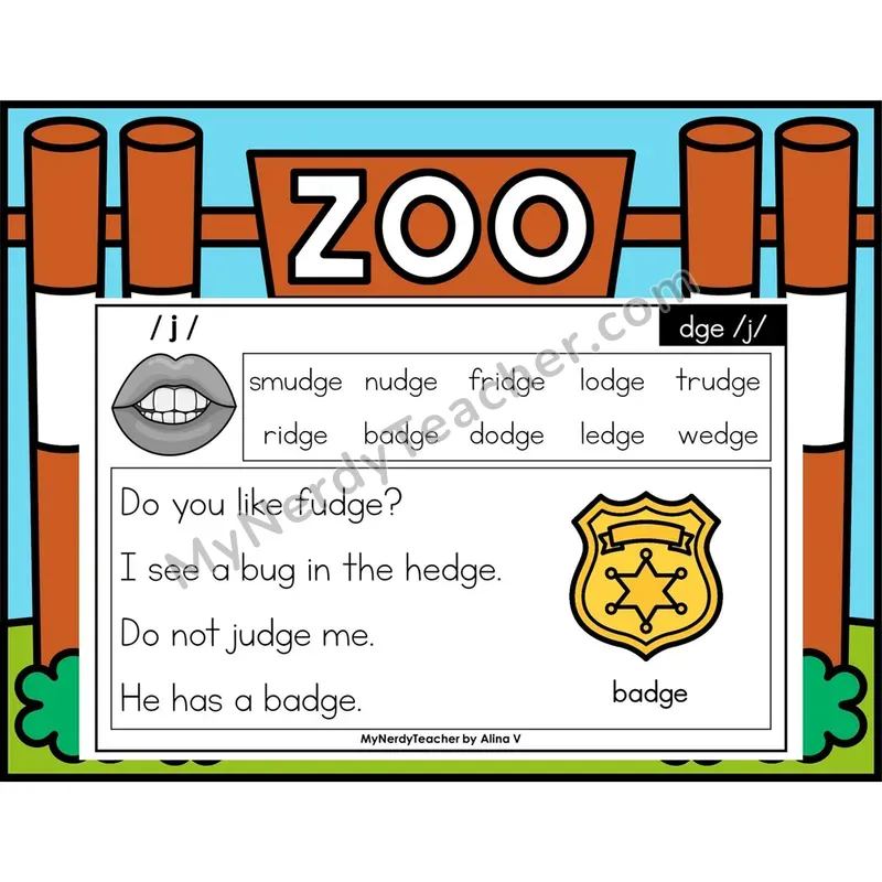 dge Trigraph Phonics Flash Cards — Digital PowerPoint