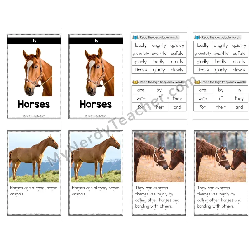 Suffix -ly Decodable Mini Book — With Phonics Dots