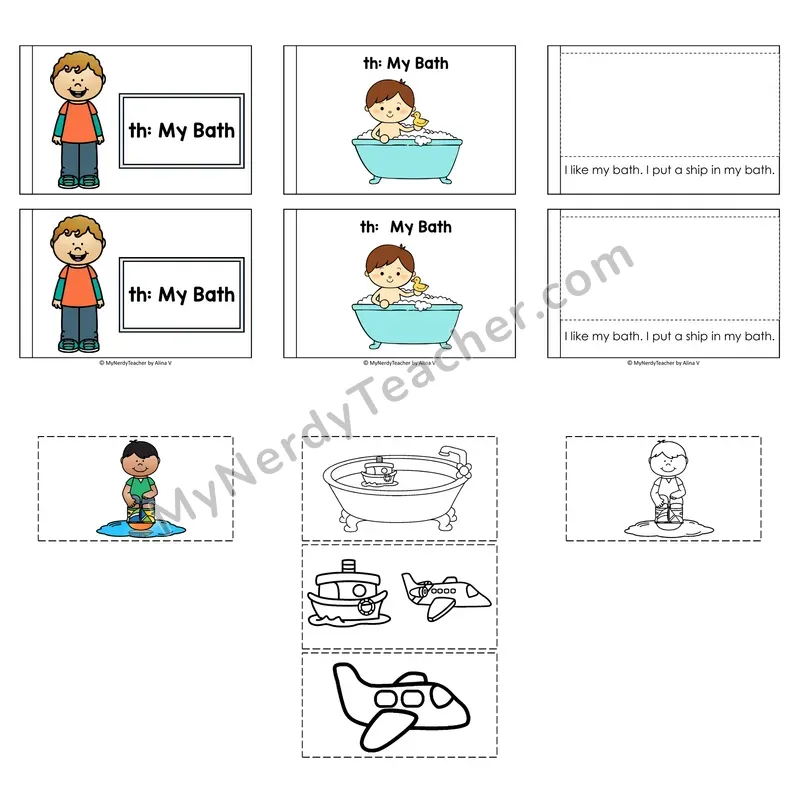 Th Digraph Decodable Puzzle Book — My Bath