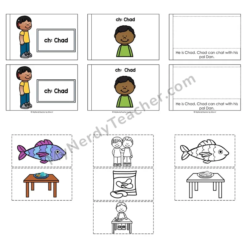 Ch Digraph Decodable Puzzle Book — Chad