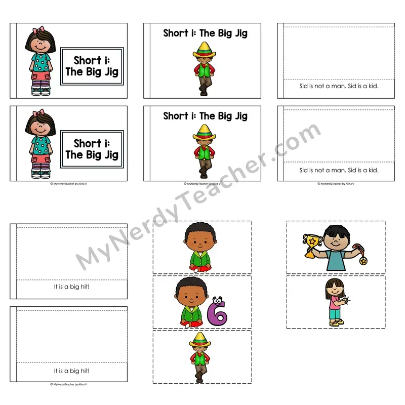 Short I Decodable Puzzle Book — The Big Jig (Color)