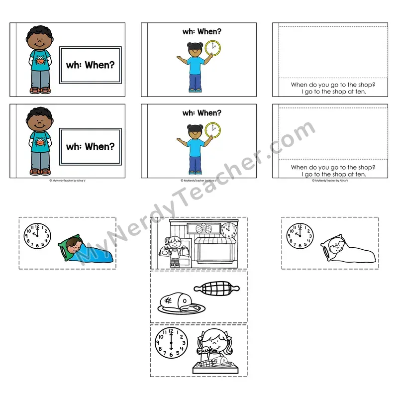 Wh Digraph Decodable Puzzle Book — When