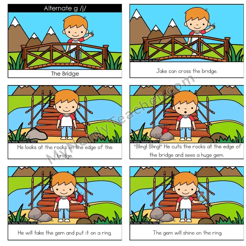 Soft G (_ge /j/) Digital Decodable Book — Google Slides