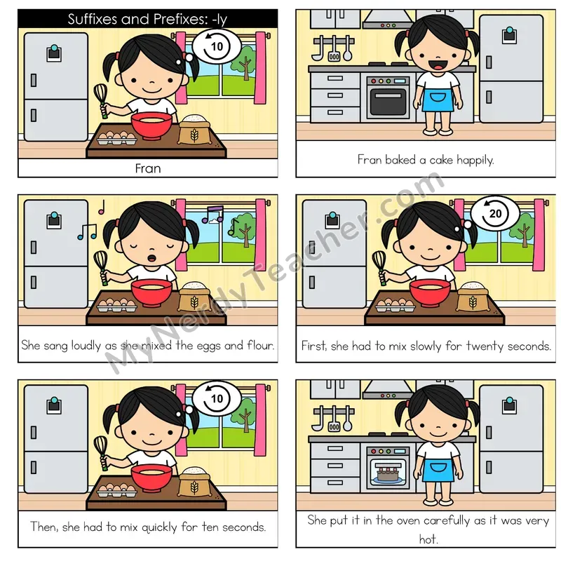 Suffix -ly Digital Decodable Book — Google Slides