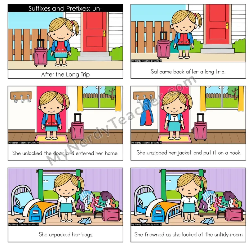 Prefix un- Digital Decodable Book — Google Slides
