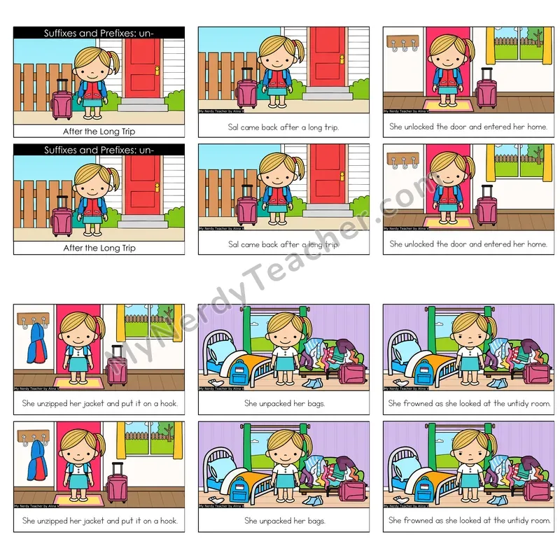 Prefix un- Decodable Reader — After the Long Trip (Color)