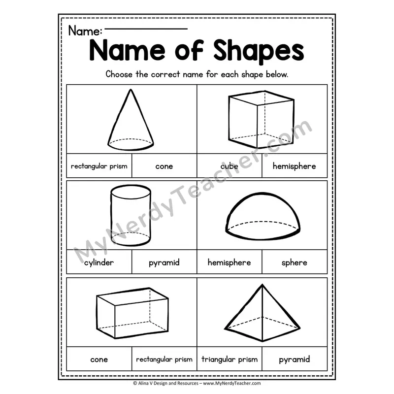 Tracing Shapes Worksheet — Hemisphere Animal Picture Tracing