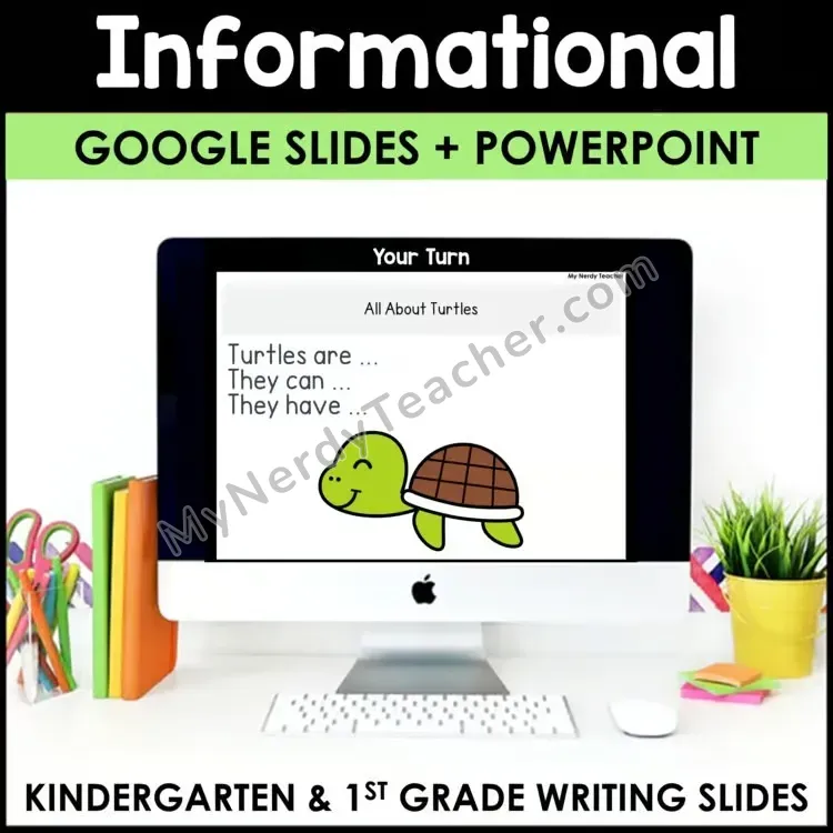 Informational Writing Mini-Lesson — Sentence Stems (PowerPoint)
