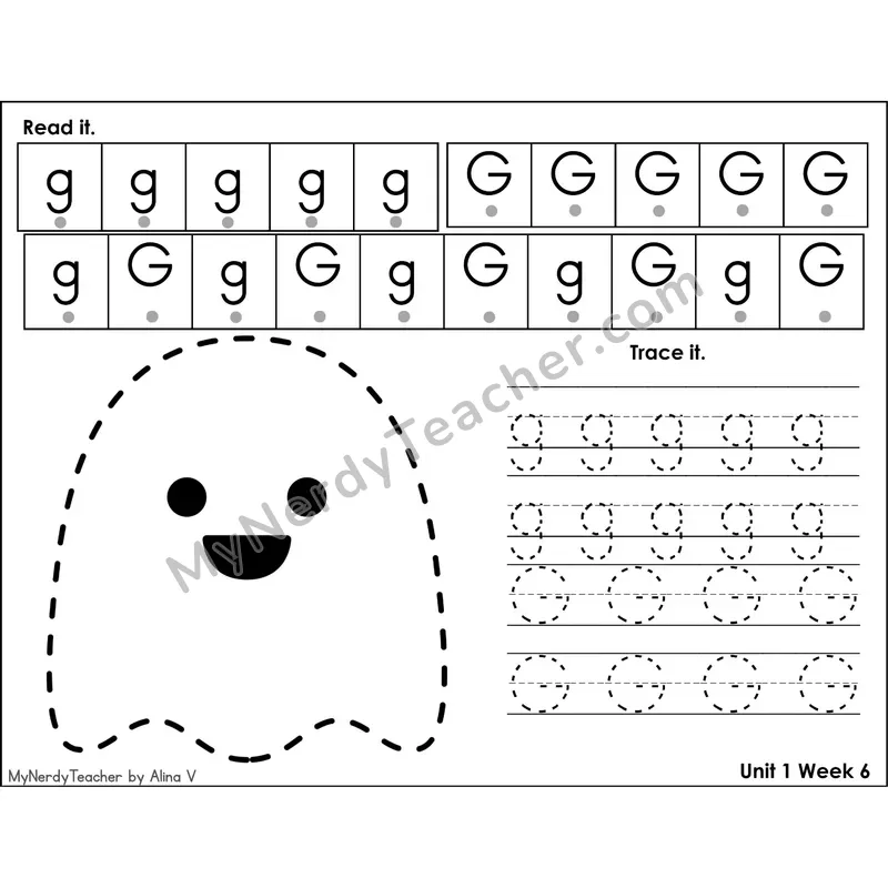 Letter M Tracing Activity — Read It Trace It Worksheet with Picture