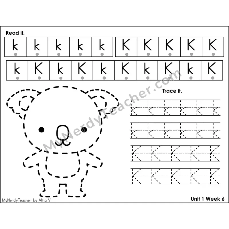 Letter O Tracing Activity — Read It Trace It Worksheet with Picture
