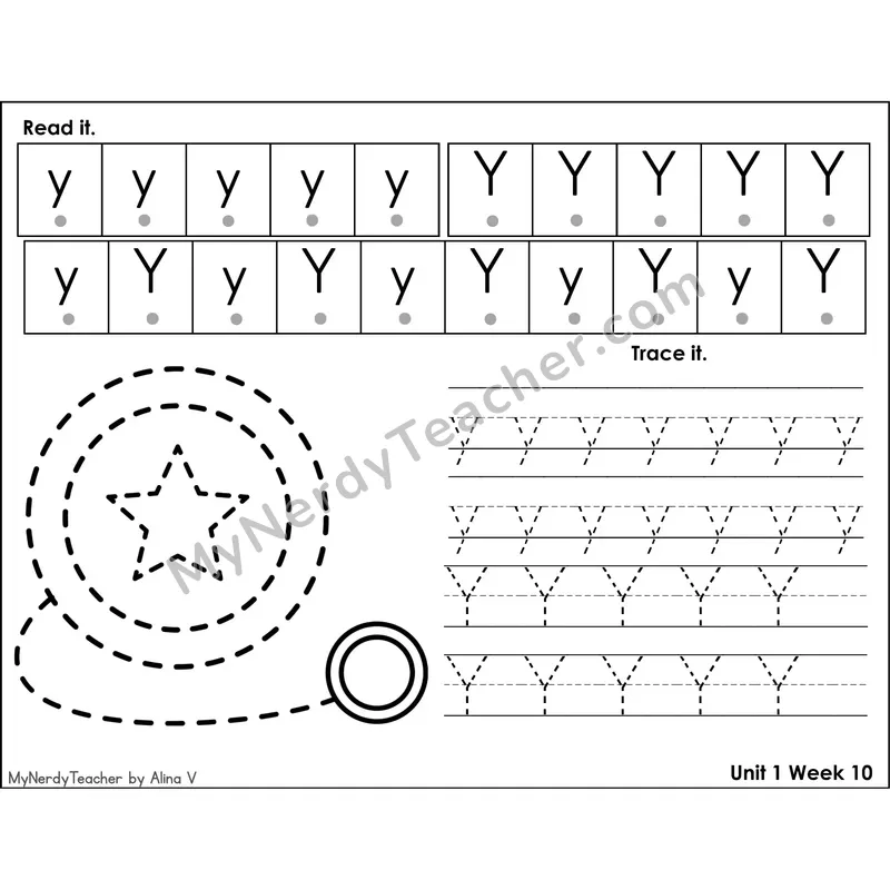Letter X Tracing Activity — Read It Trace It Worksheet with Picture