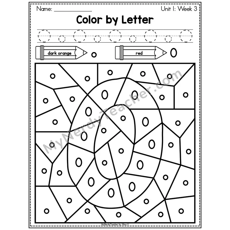 Letter H Color by Code Worksheet — Uppercase and Lowercase Letter Recognition