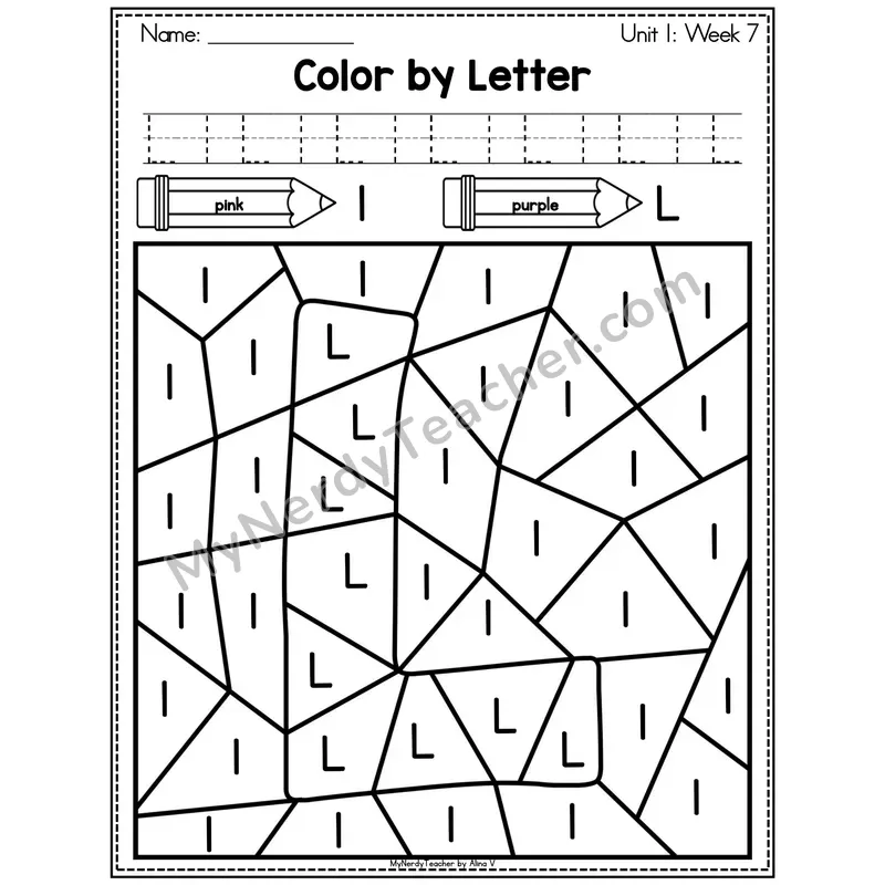 Letter R Color by Code Worksheet — Uppercase and Lowercase Letter Recognition