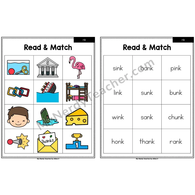 nk digraph Read and Match