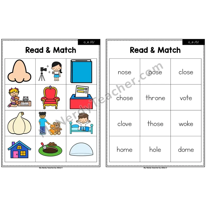 o_e (long o VCe) Read and Match