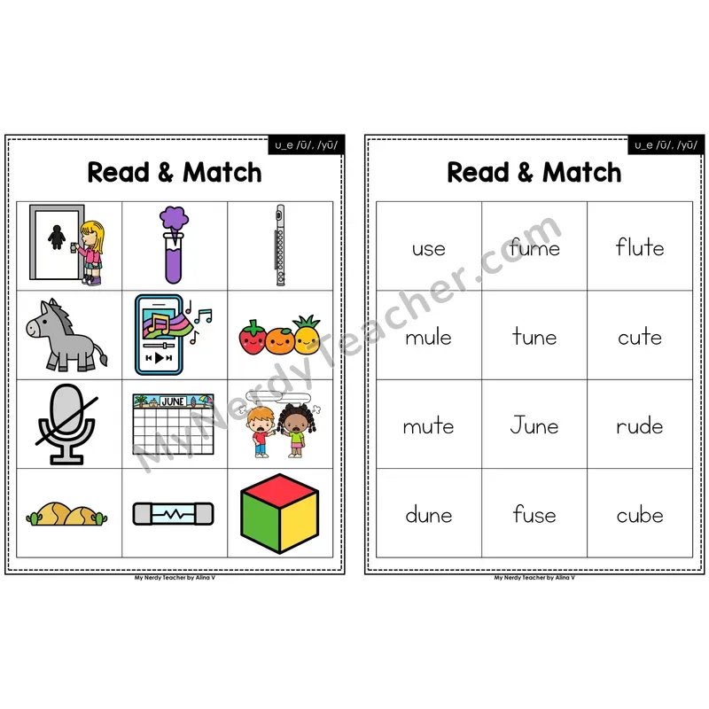 u_e (long u VCe) Read and Match