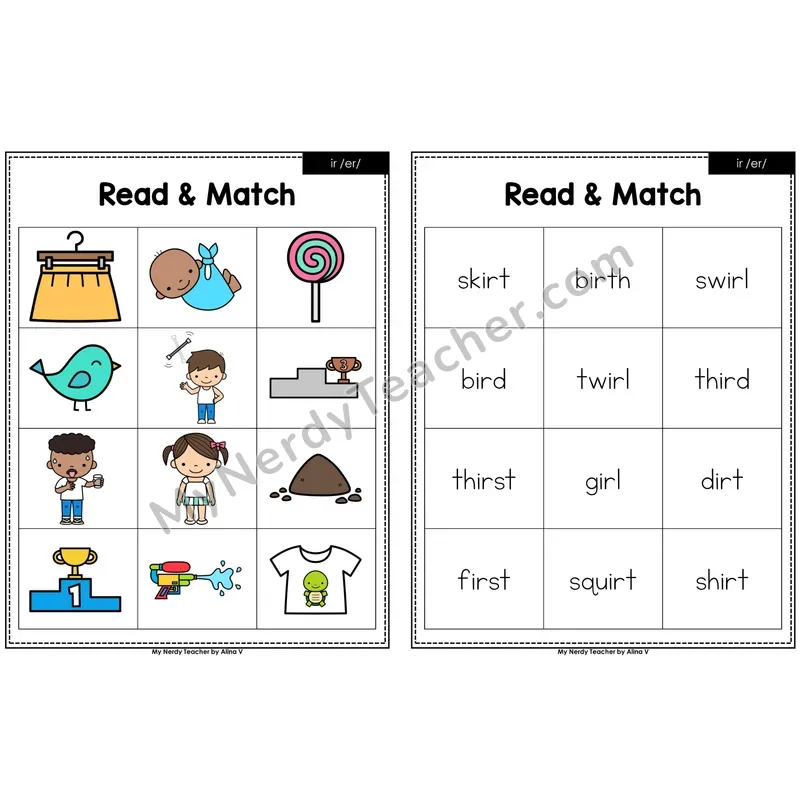 ir (r-controlled) Read and Match