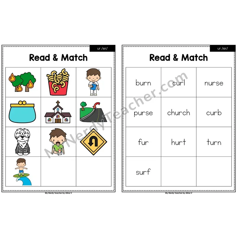 ur (r-controlled) Read and Match