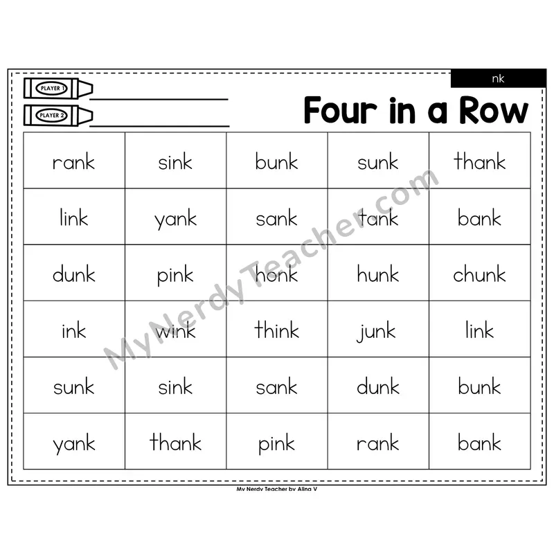 nk digraph Four in a Row