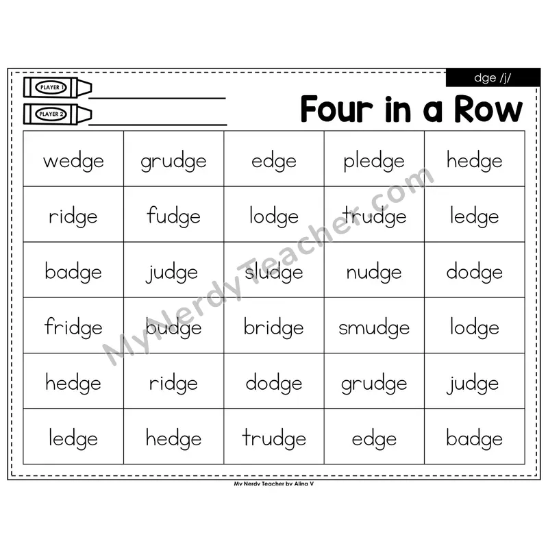 dge trigraph Four in a Row