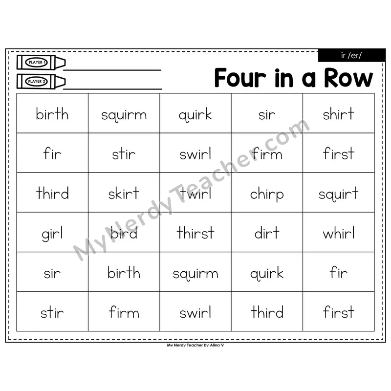 ir (r-controlled) Four in a Row