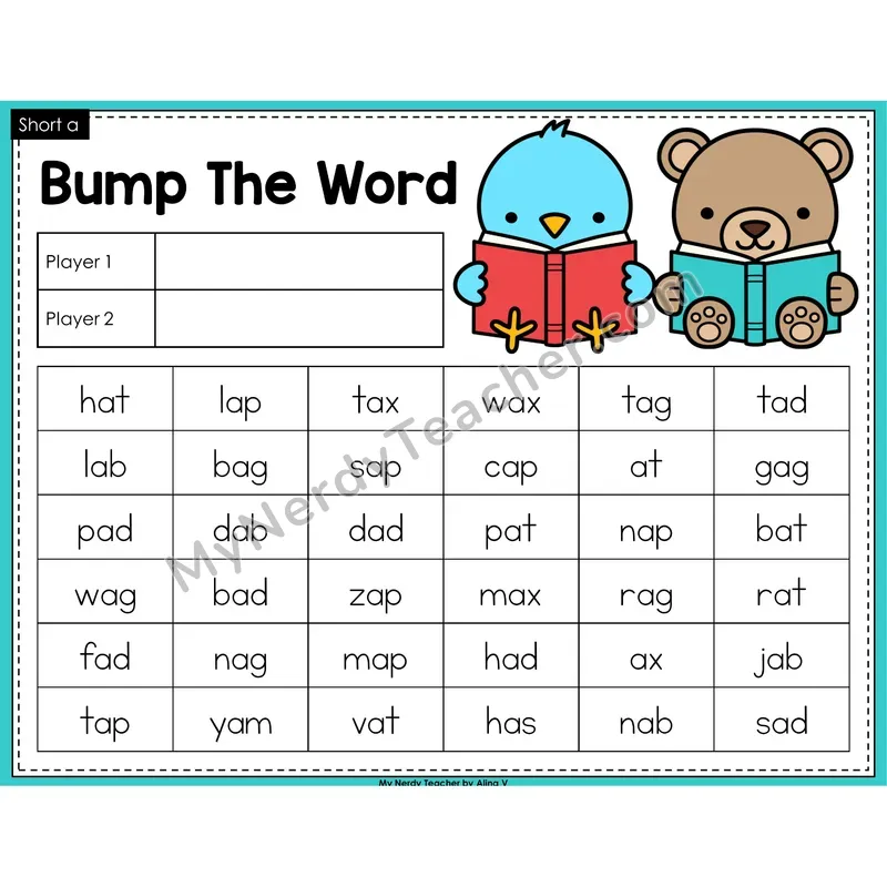 Short a Bump Game