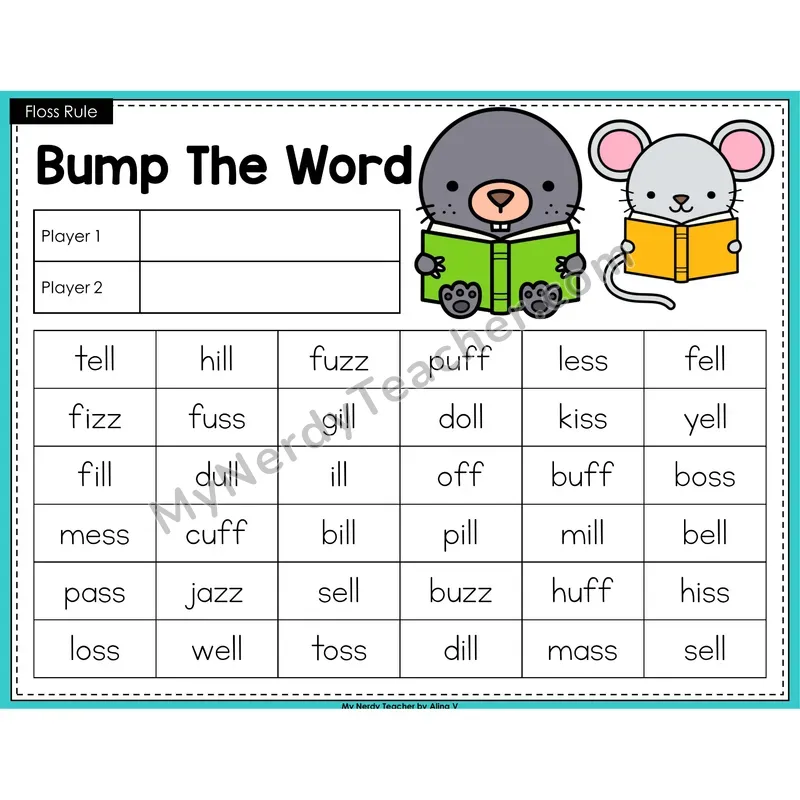Floss Rule (ff ll ss zz) Bump Game