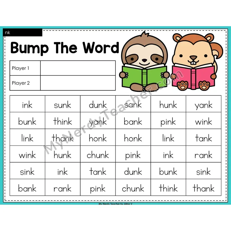 nk digraph Bump Game