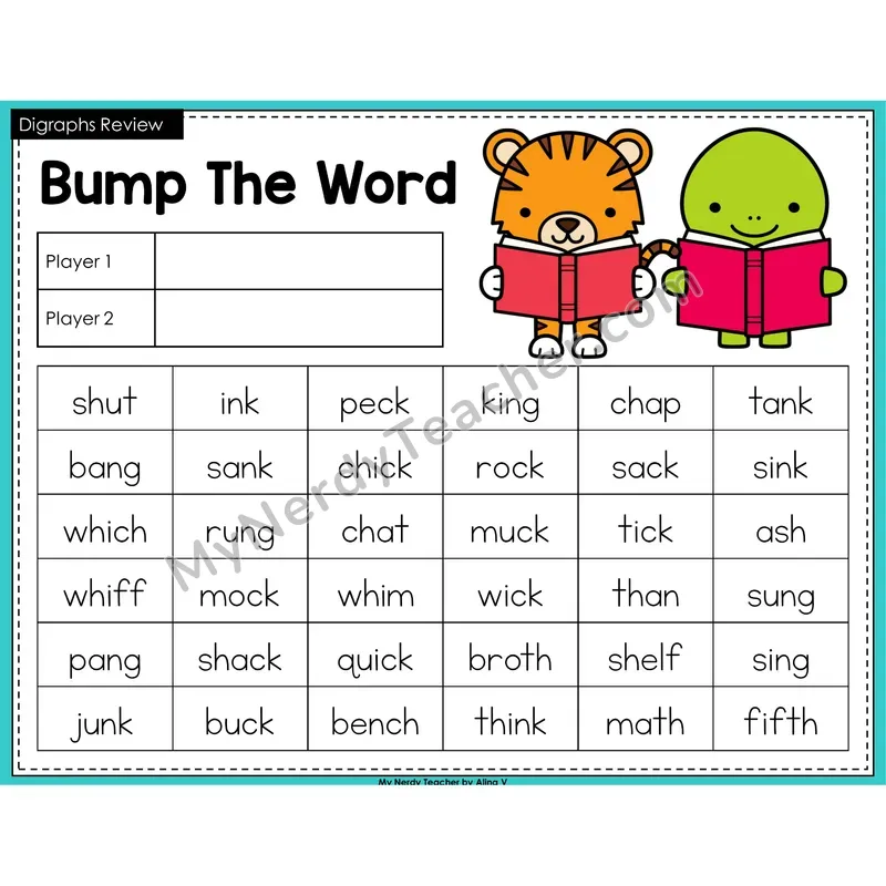 Digraphs Review Bump Game