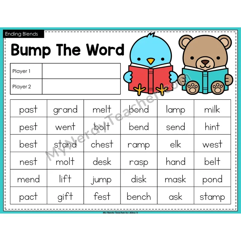 Ending Blends Bump Game