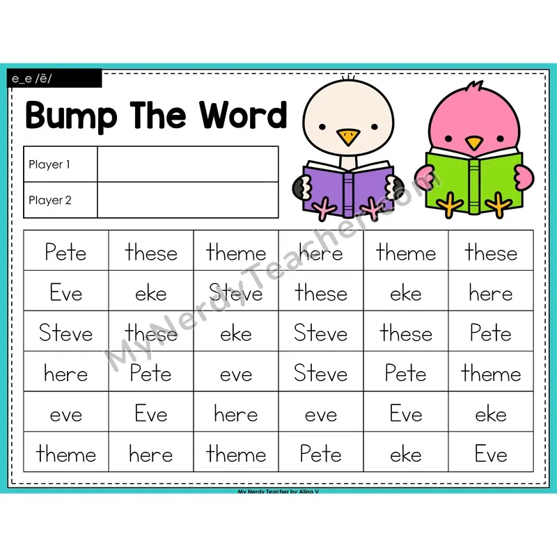 e_e (long e VCe) Bump Game