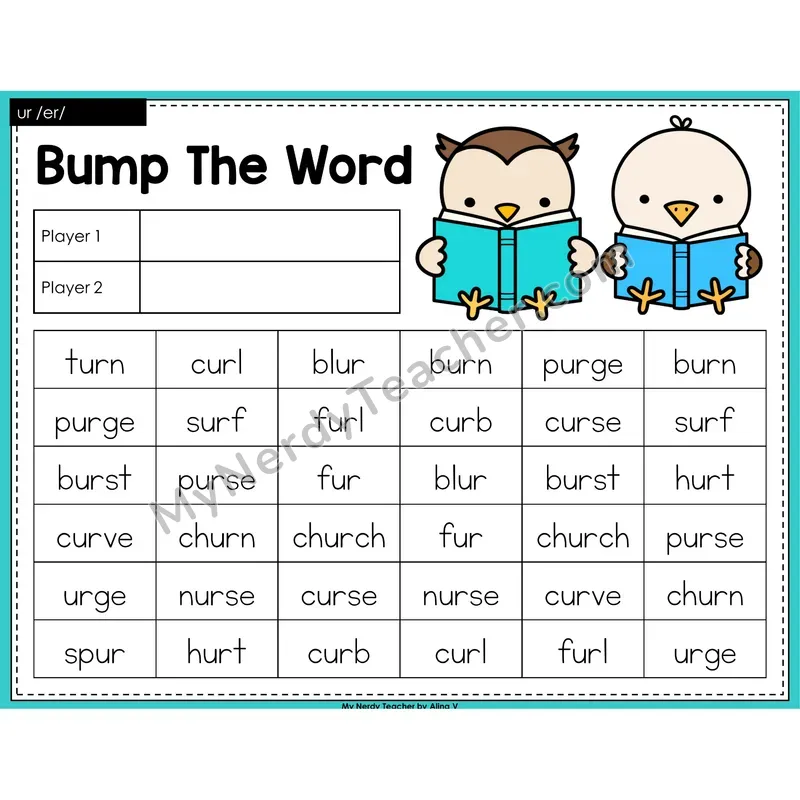 ur (r-controlled) Bump Game