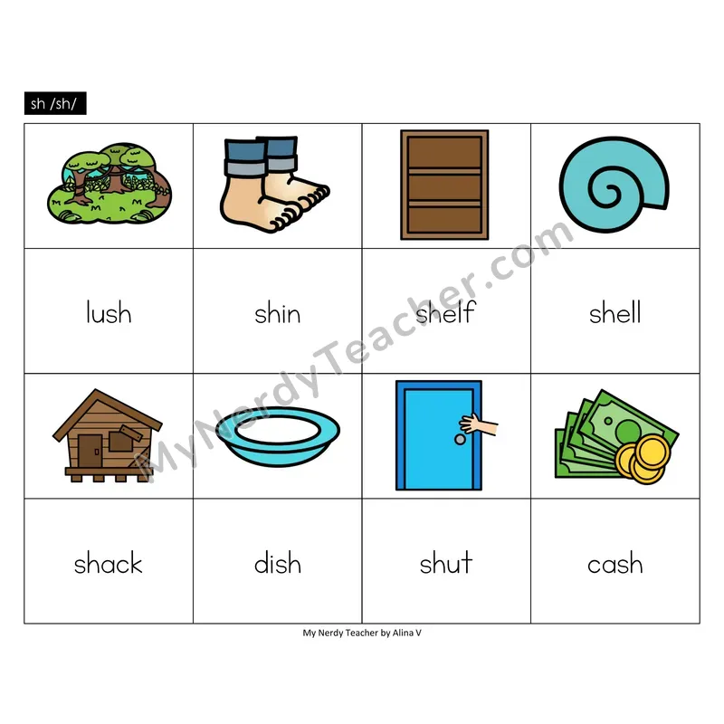 sh digraph Memory Game