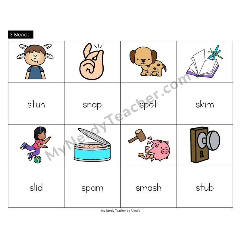 S Blends Memory Game