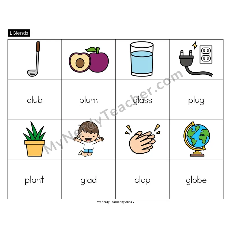 L Blends Memory Game