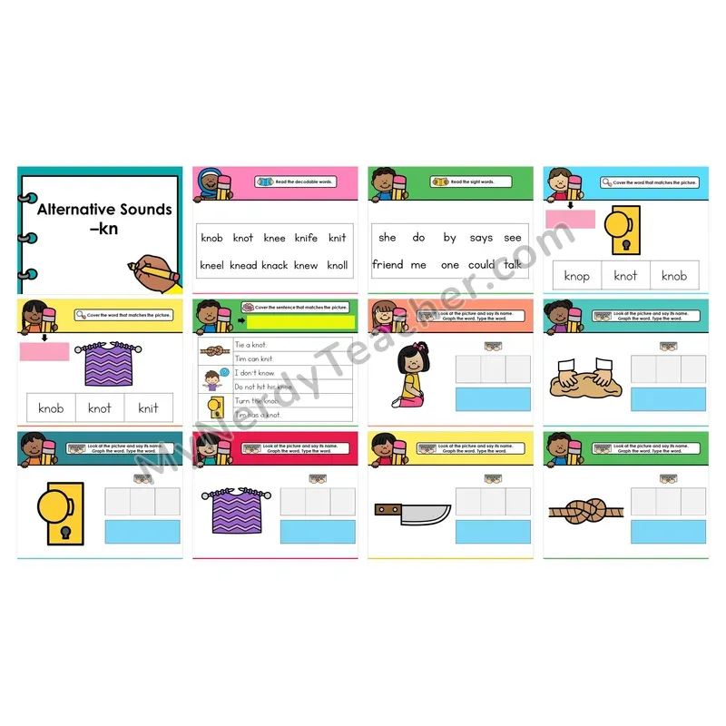 Digital Decodable Look-Alike Words and Sentences — Alternative Sounds