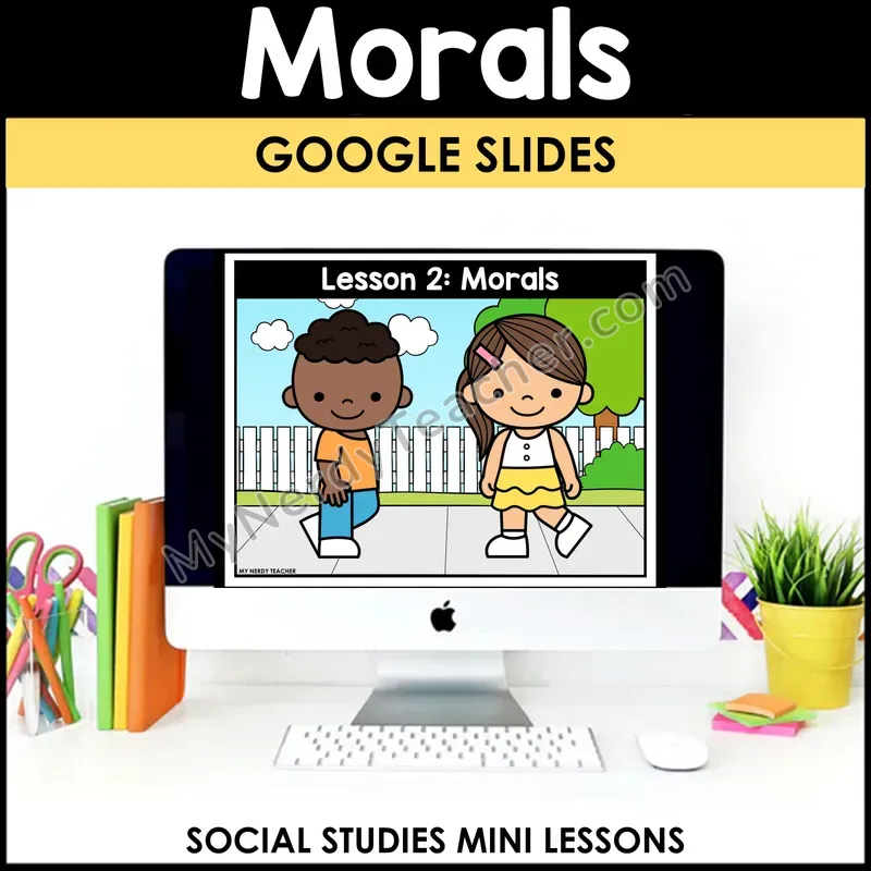 Morals Social Studies Mini Lesson — Right and Wrong