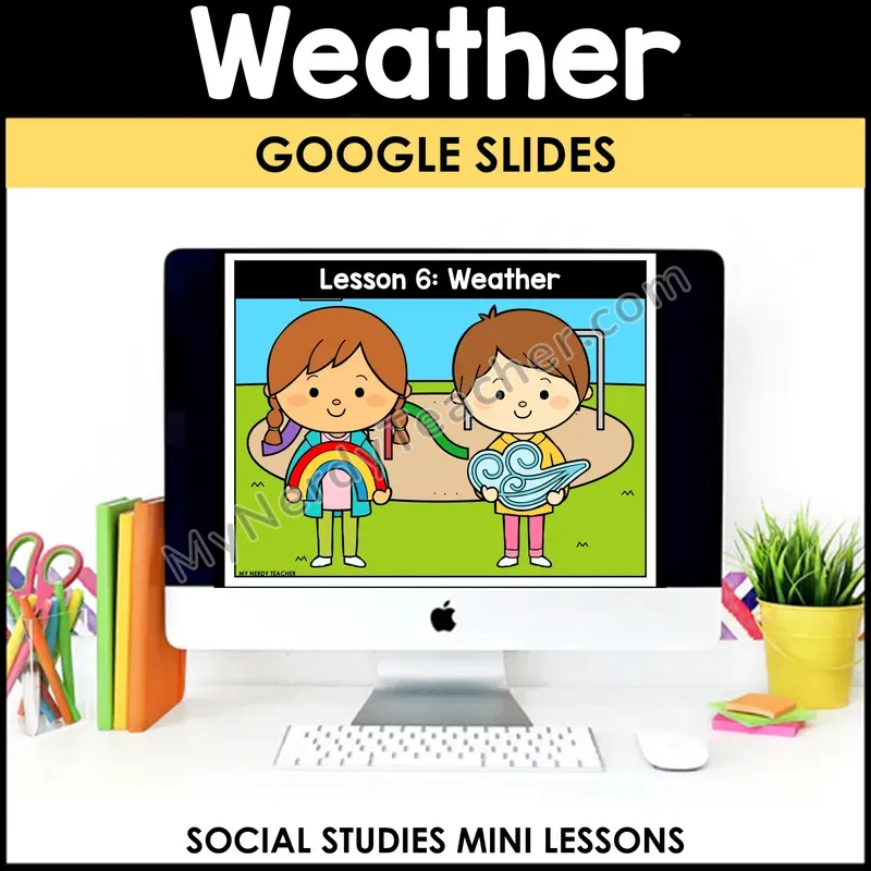Weather Social Studies Mini Lesson — Types of Weather
