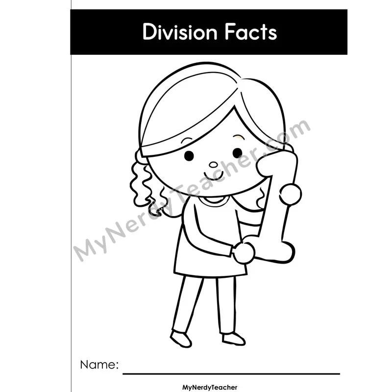 Division Worksheet Pack 1 — Division Facts of 1