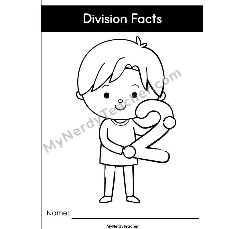 Division Worksheet Pack 2 — Division Facts of 2
