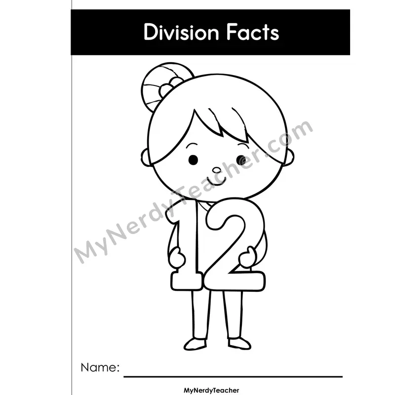 Division Worksheet Pack 12 — Division Facts of 12