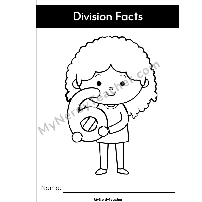 Division Worksheet Pack 6 — Division Facts of 6
