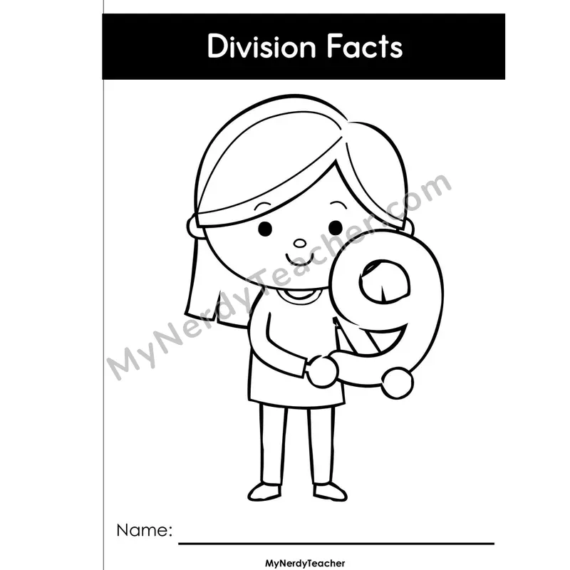 Division Worksheet Pack 9 — Division Facts of 9