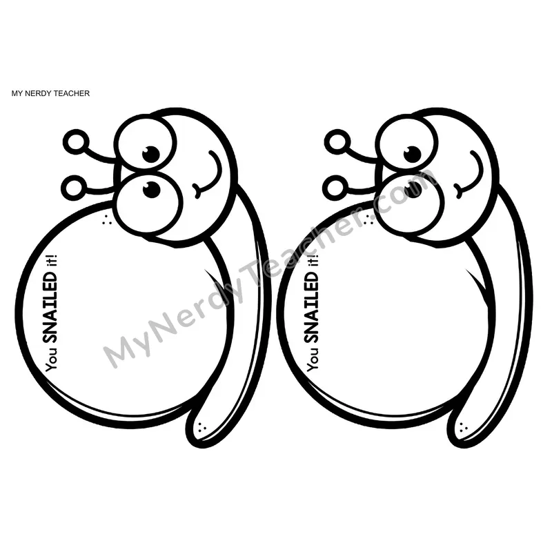 Positive Notes Home — May Spring Blank Editable Template (Cute Shapes)