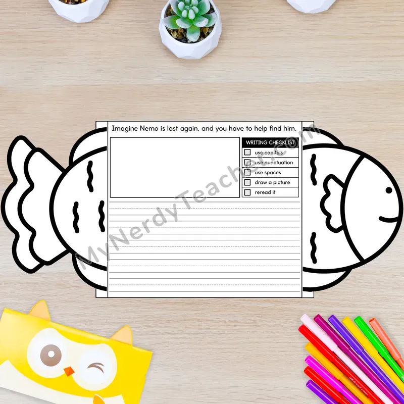 Under the Sea Writing Crafts — Fish